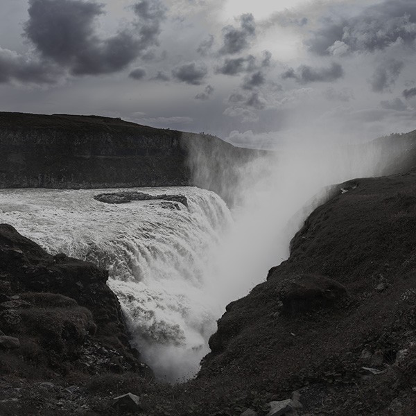 Iceland, Gullfos, Reykjavik